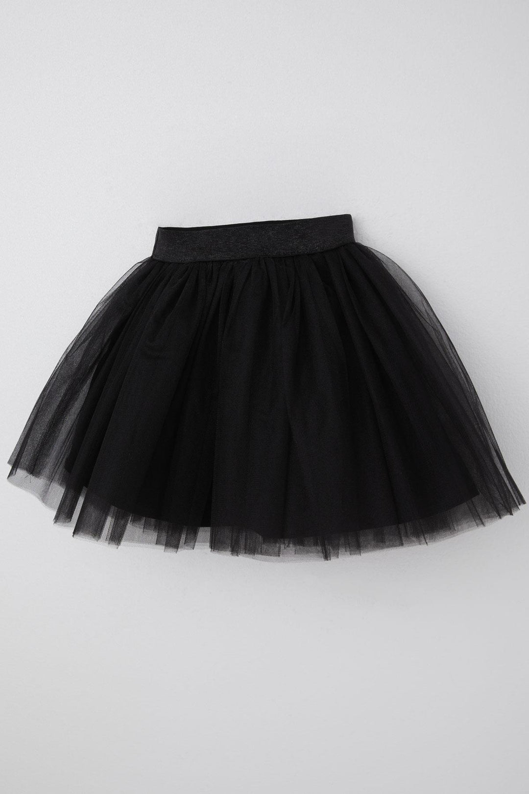 BRE Breeze Girl's Tutu Skirt with Glittery Elastic Waistband 50 Years, Black - Abertawe