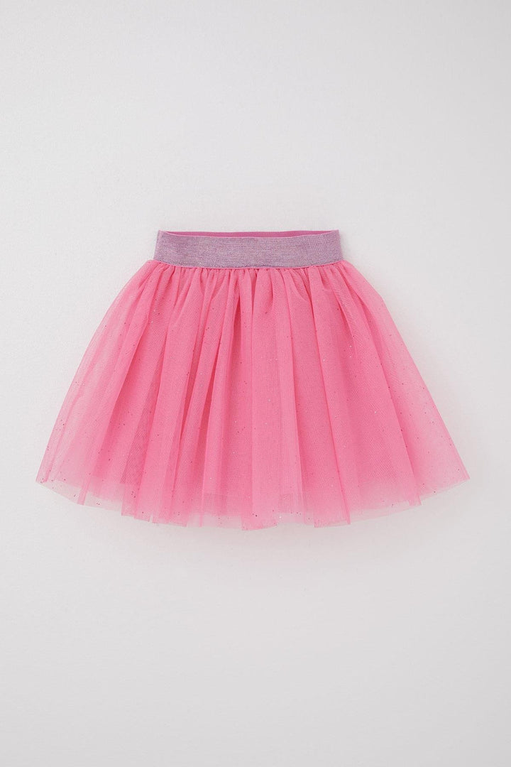 BRE Breeze Girl's Tutu Skirt with Glitter Elastic Waistband 50 Years, Pink - Cesena