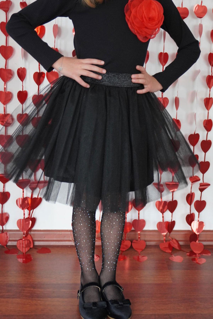 BRE Breeze Girl's Tutu Skirt 50 Years, Black - Sarnia
