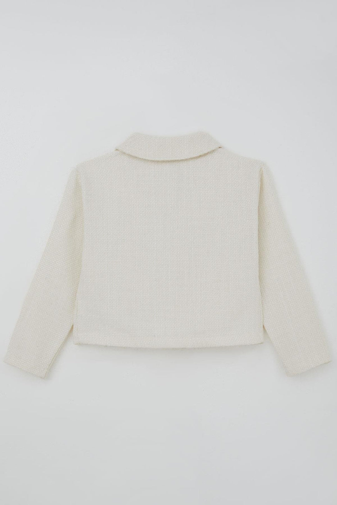 BRE Breeze Girl Child Corduroy Shorts Skirt Set Button Accessorized Self-patterned 50 Years, Ecru - Norfolk