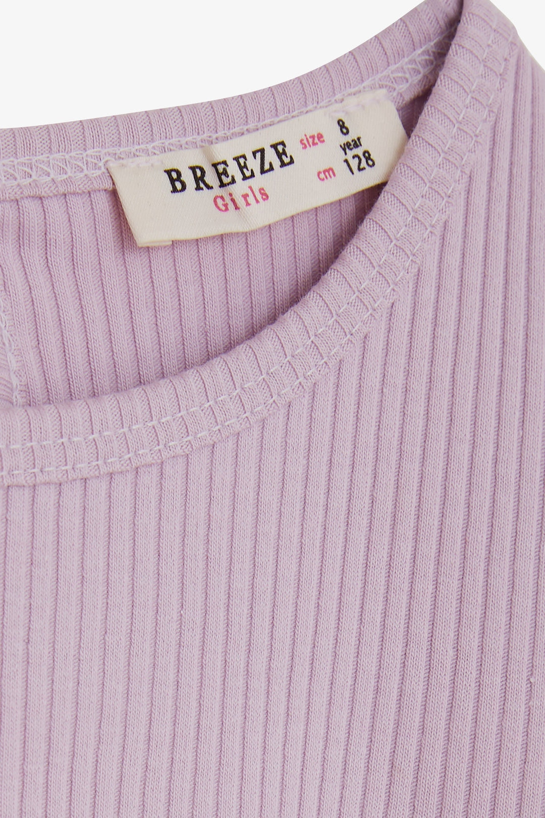 BRE Breeze Girl's Long Sleeve Frilly Blouse 4-8 Years, Light Lilac - Wheeling