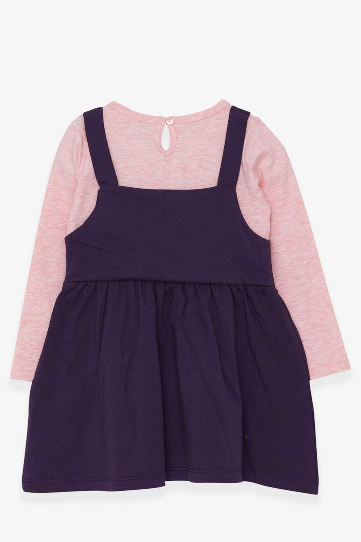 BRE Breeze Girl Child Long Sleeve Dress with Bear Accessories 2-6 Years, Purple - Genk
