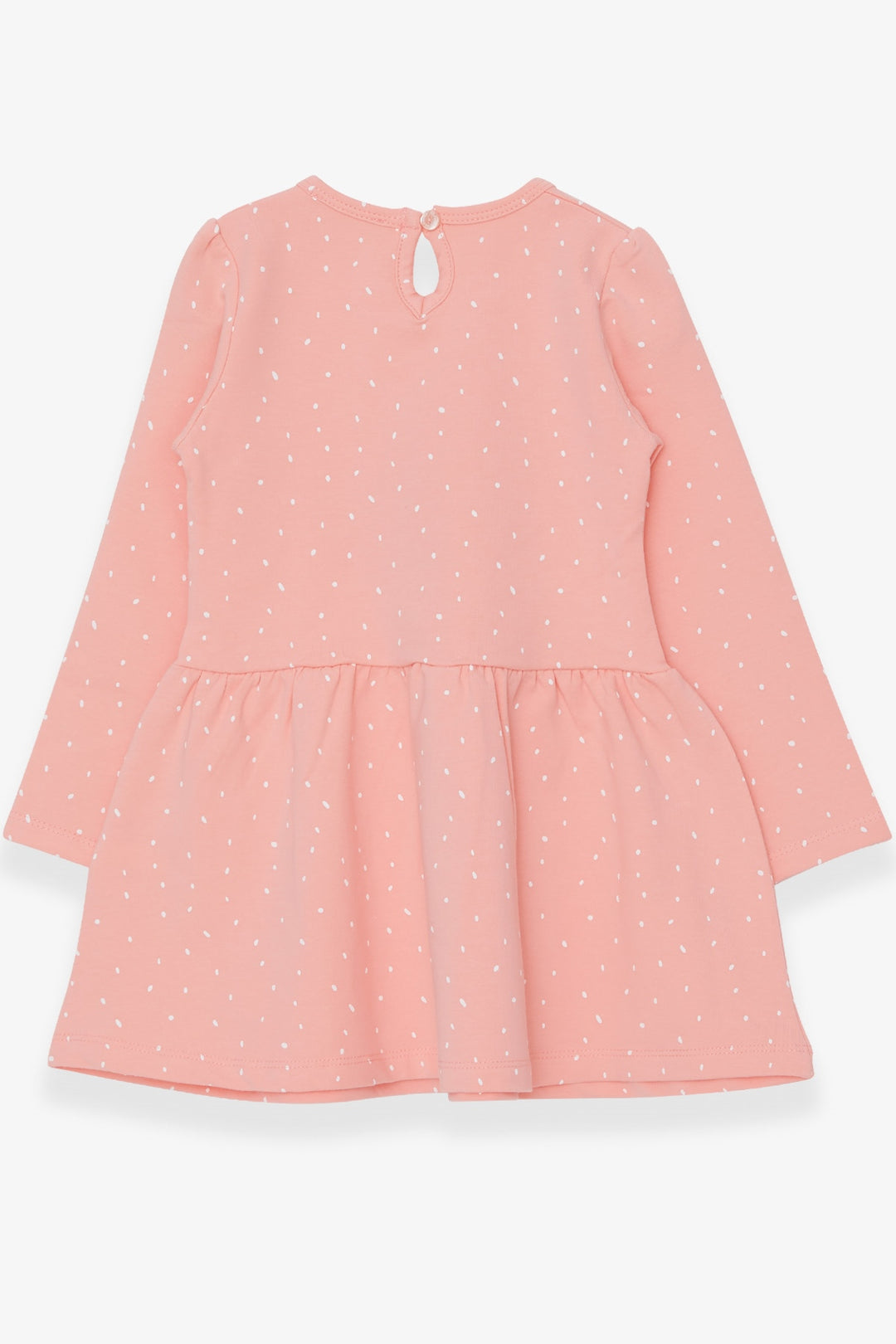 BRE Breeze Girl Child Long Sleeve Dress Printed 1-4 Years, Salmon - Kerkrade
