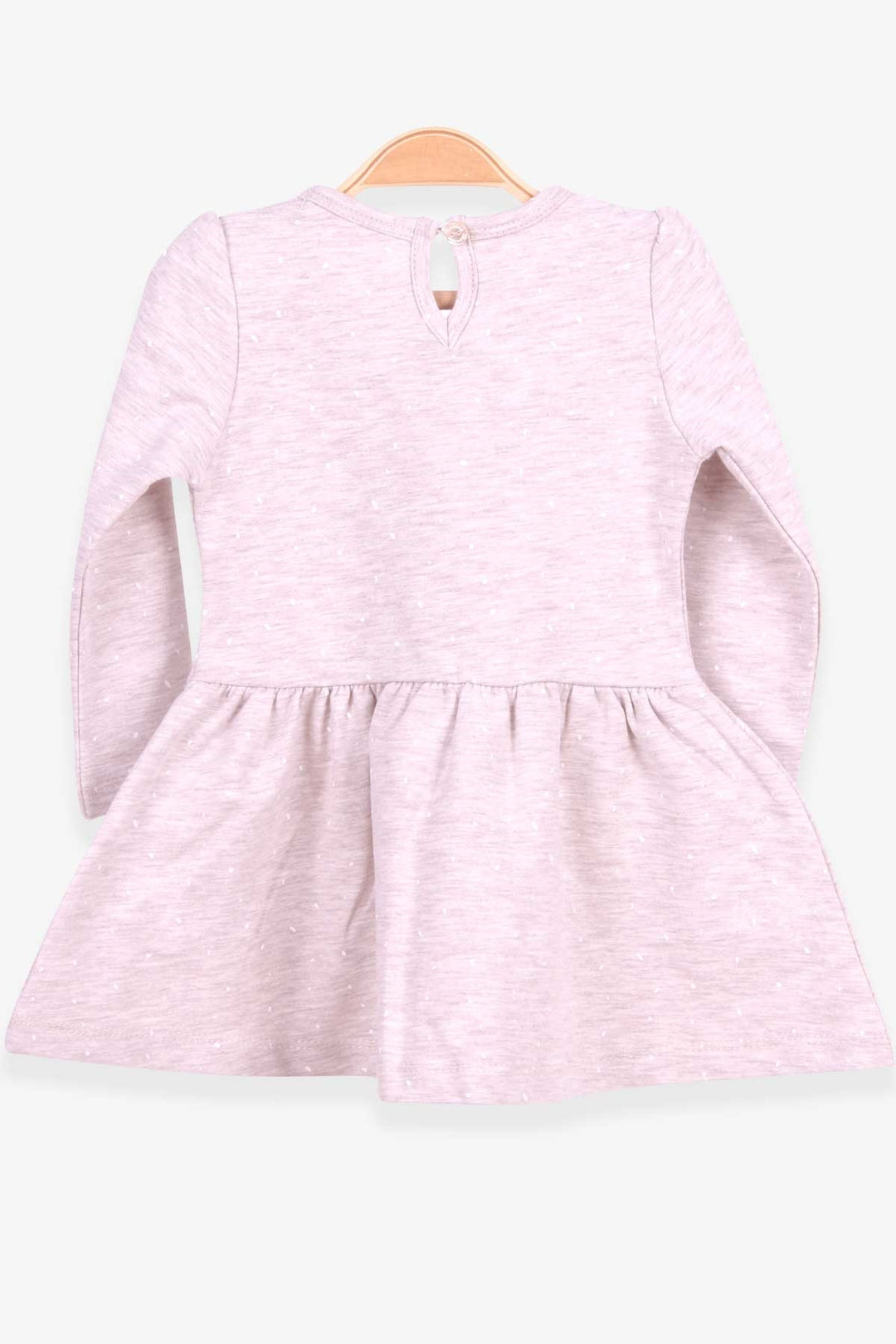 BRE Breeze Girl Child Long Sleeve Dress Baby Printed Patterned 1-4 Years, Beige Melange - Chesterfield