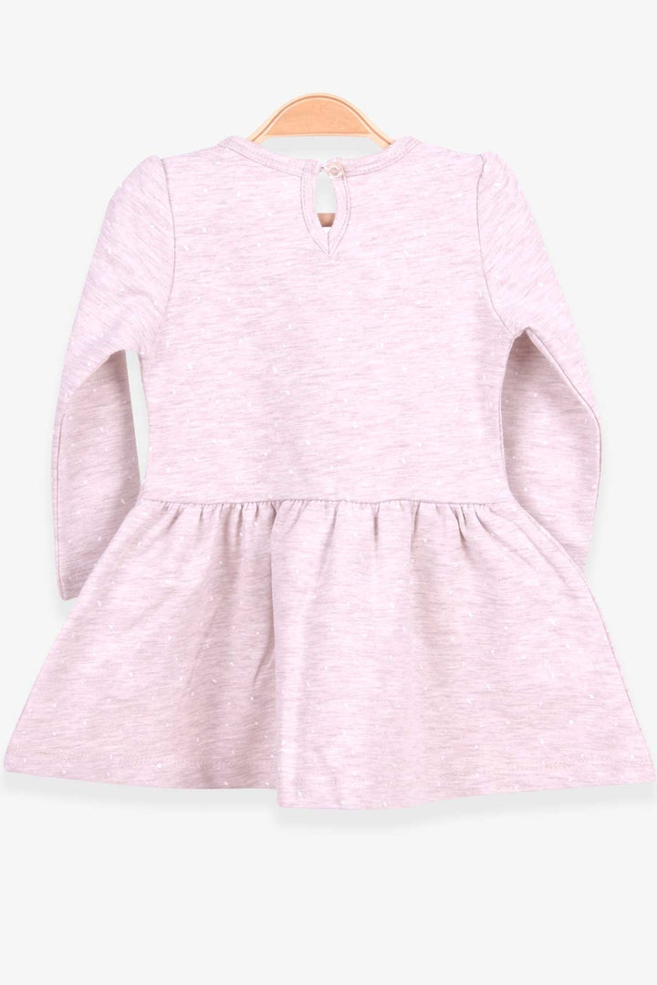 BRE Breeze Girl Child Long Sleeve Dress Baby Printed Patterned 1-4 Years, Beige Melange - Chesterfield