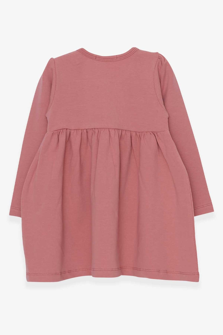 BRE Breeze Girl Child Long Sleeve Dress Floral Girl Printed 2-6 Years, Rose Pink - Bristol