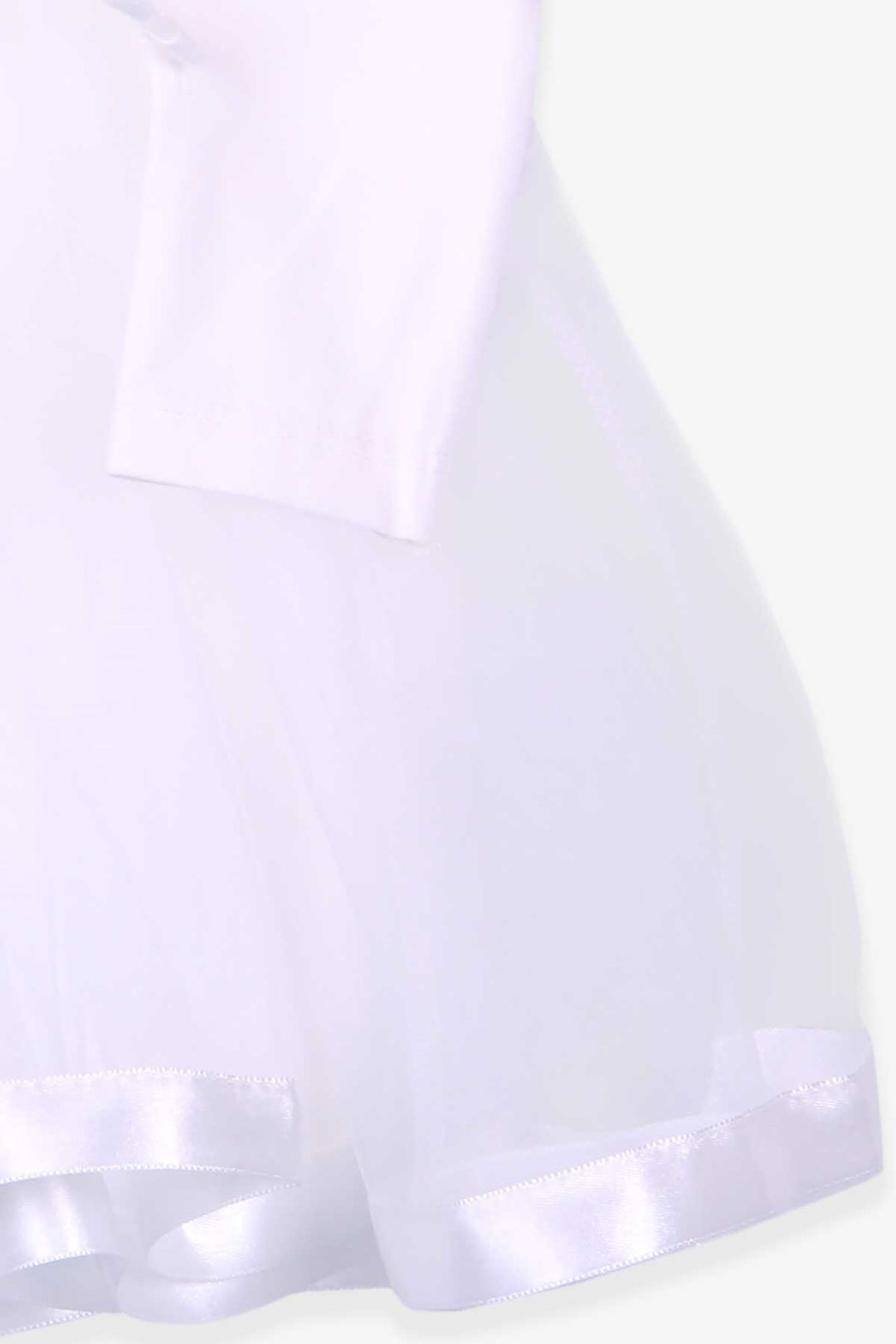 BRE Breeze Girl Child Long Sleeve Dress with Bow 1.5-5 Years, Ecru - Edinburgh