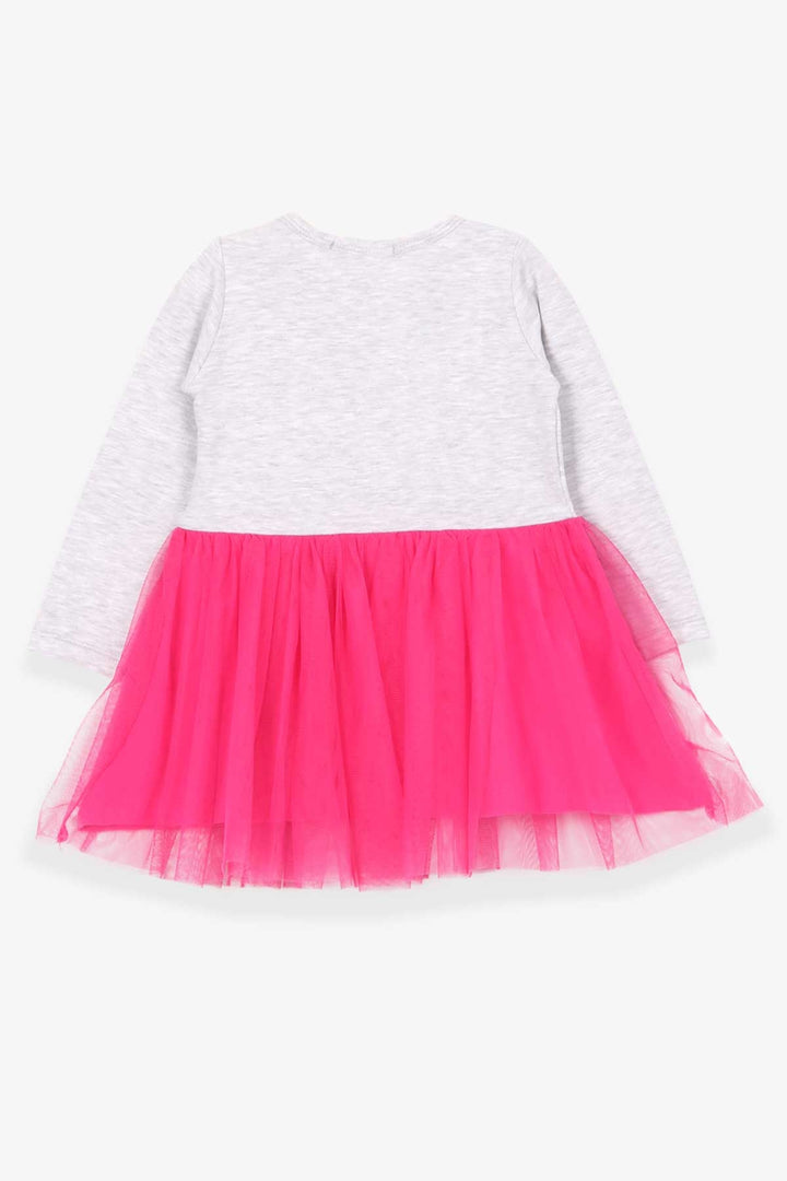 BRE Breeze Girl Child Long Sleeve Dress Rainbow Printed 1.5-5 Years, Grey Melange - Atlantic City