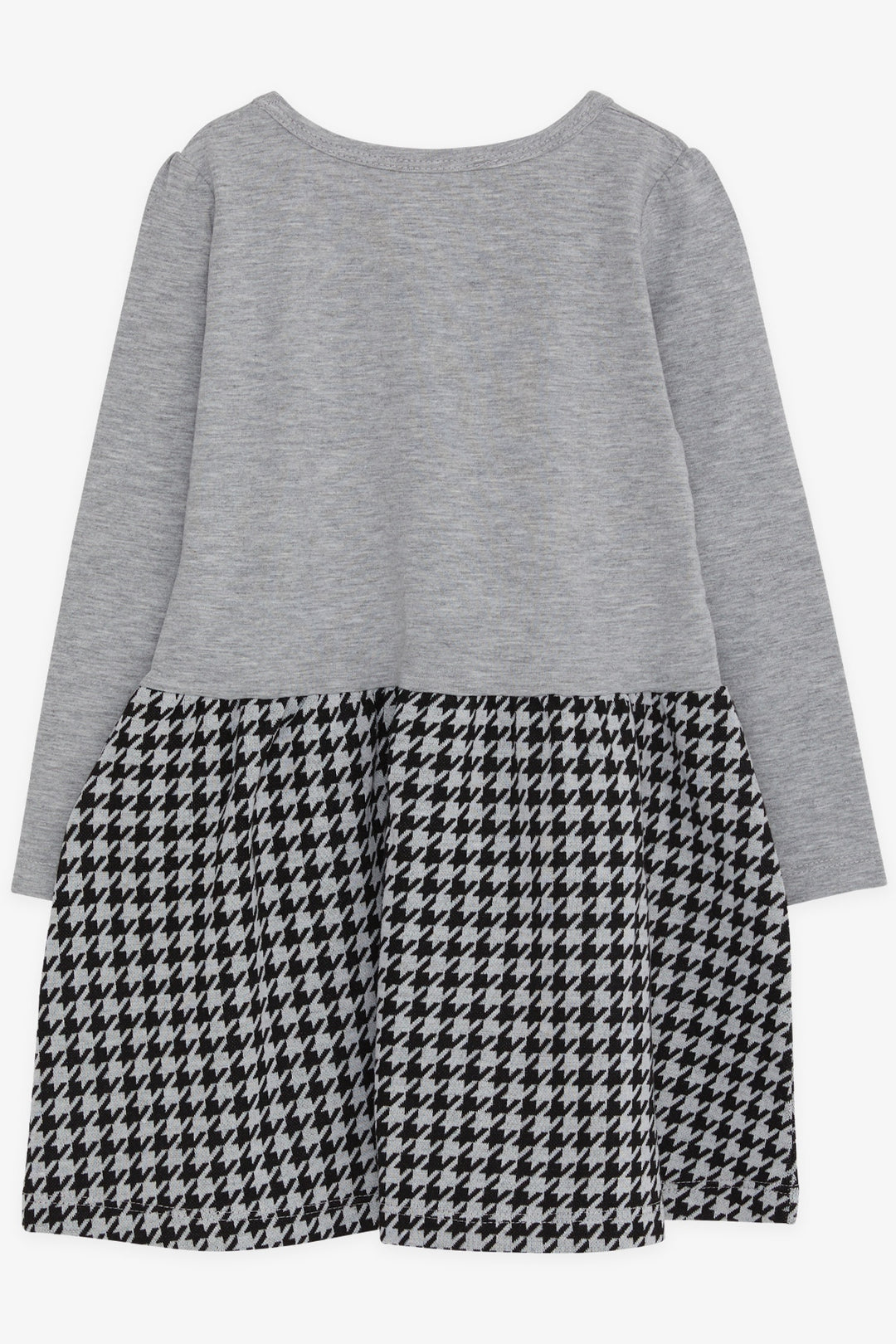 BRE Breeze Girl Child Long Sleeve Dress Girl Printed 3-8 Years, Grey Melange - Hampstead