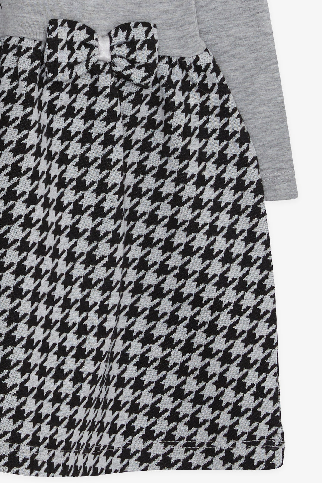 BRE Breeze Girl Child Long Sleeve Dress Girl Printed 3-8 Years, Grey Melange - Hampstead