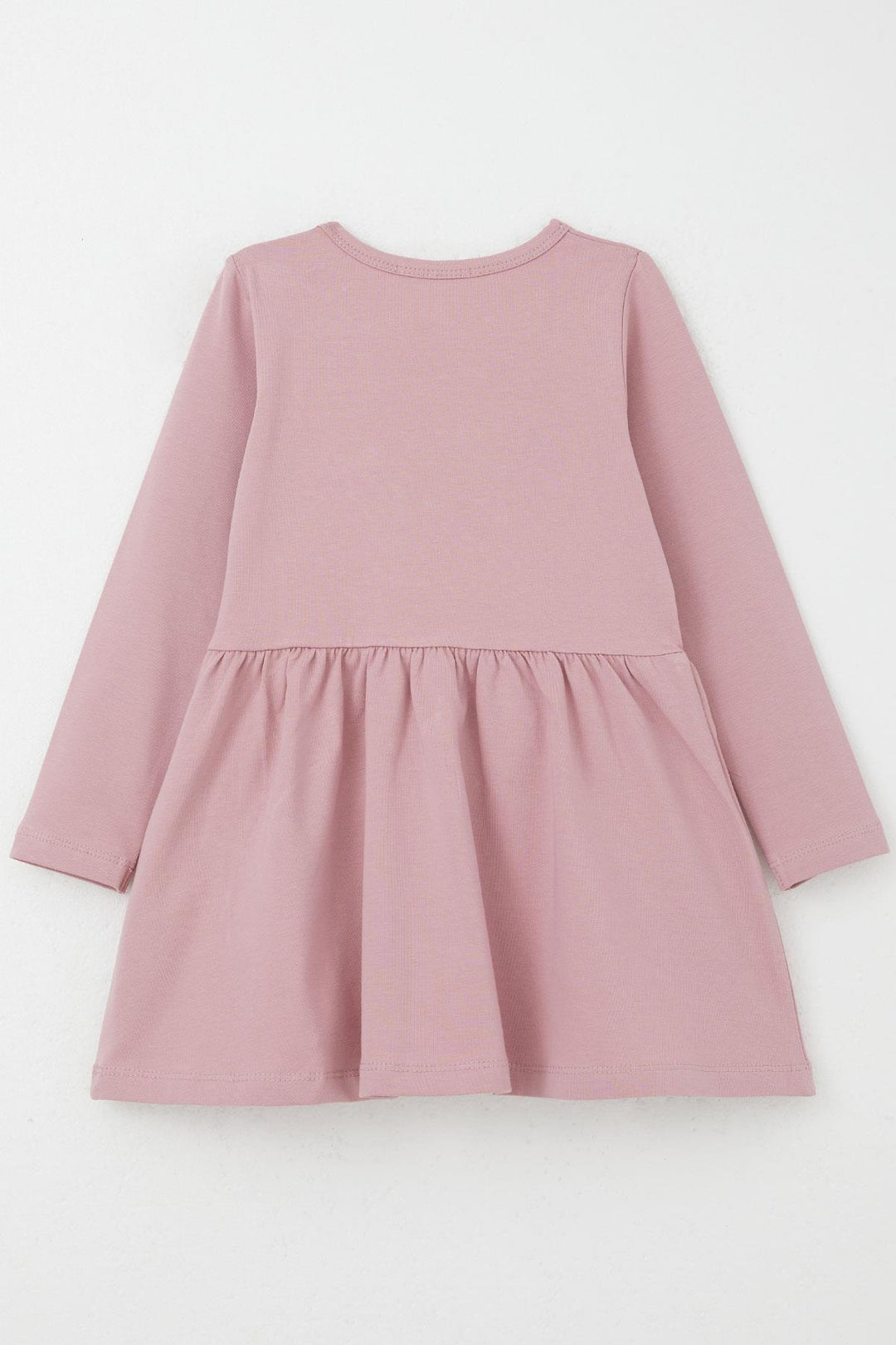 BRE Breeze Girl Child Long Sleeve Dress Colorful Flower Embroidered 1.5-5 Years, Rose Pink - Cuernavaca
