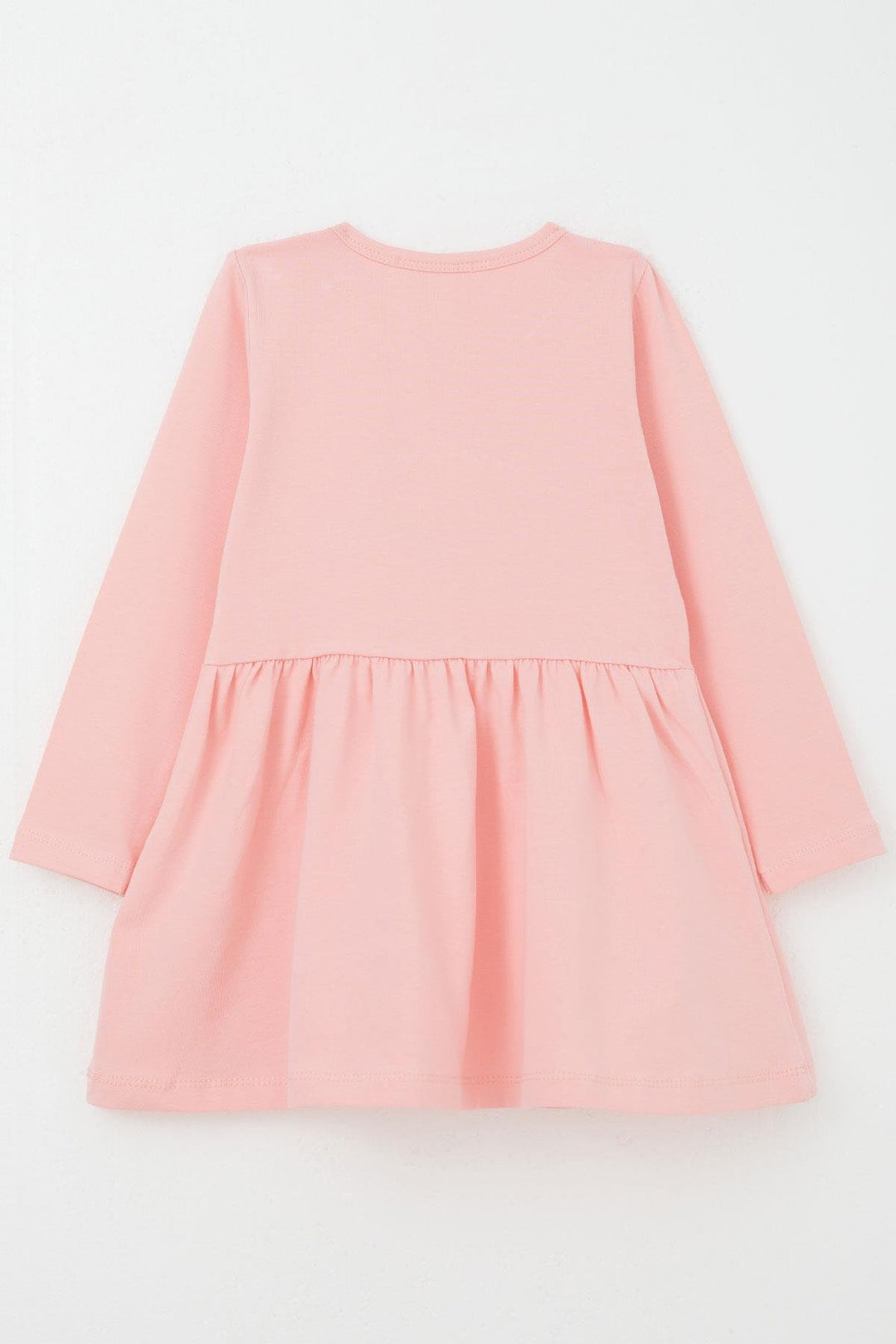 BRE Breeze Girl Child Long Sleeve Dress Colorful Flower Embroidered 1.5-5 Years, Pink - Findlay