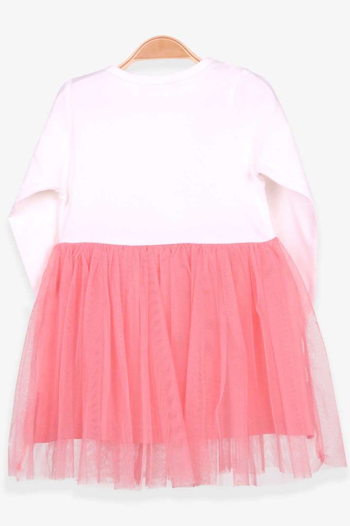 BRE Breeze Girl Child Long Sleeve Dress Rabbit Printed 1.5-5 Years, Ecru - Bridgeport