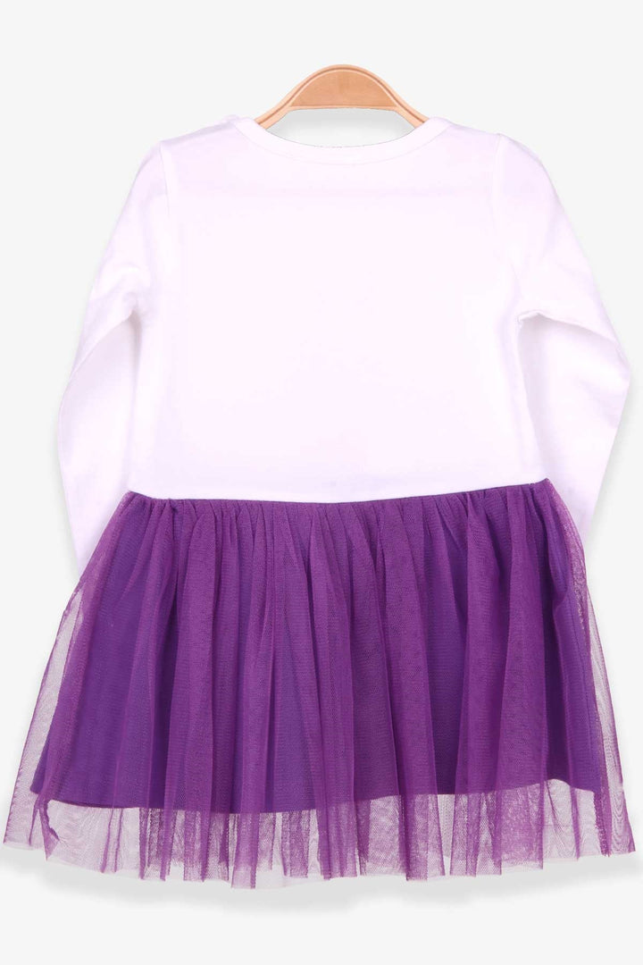 BRE Breeze Girl Child Long Sleeve Dress Rabbit Printed 1.5-5 Years, Ecru - Tonbridge