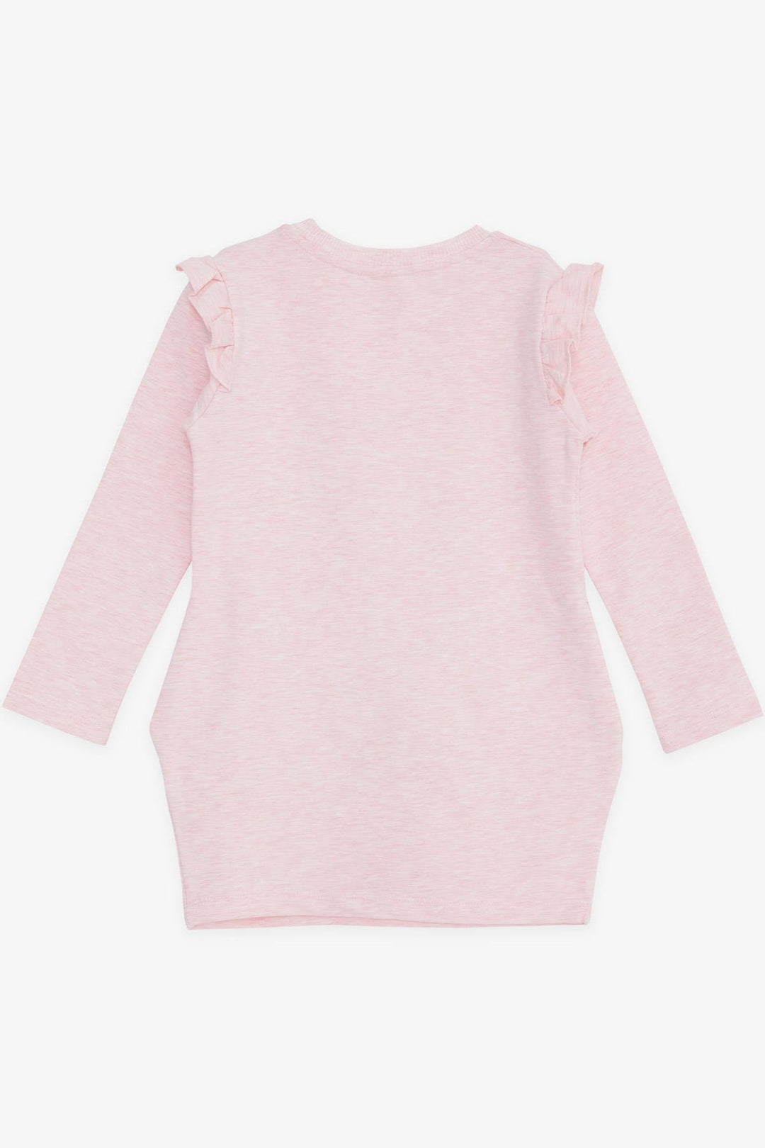 BRE Breeze Girl Child Long Sleeve Dress Unicorn Printed 1.5-5 Years, Salmon Melange - Clearwater