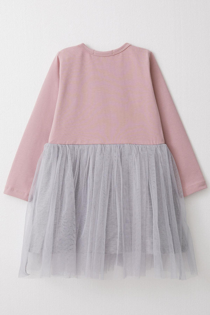 BRE Breeze Girl Child Long Sleeve Dress Printed with Hearts for 1.5-5 Years, Lilac - Oak Creek