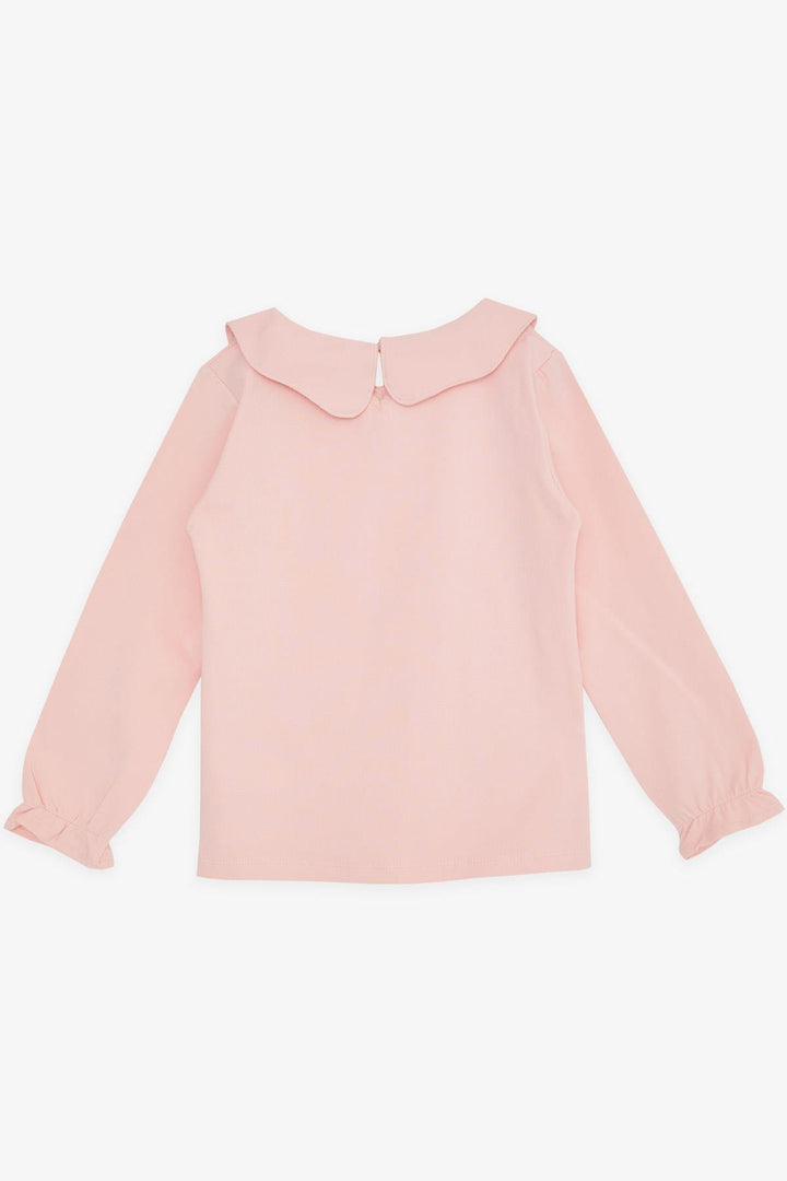 BRE Breeze Girl Child Long Sleeve T-Shirt with Armored Sleeves Elastic 62 Years, Pink - Meoqui