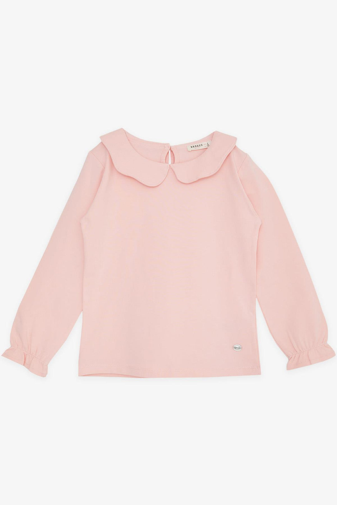 BRE Breeze Girl Child Long Sleeve T-Shirt with Armored Sleeves Elastic 62 Years, Pink - Meoqui