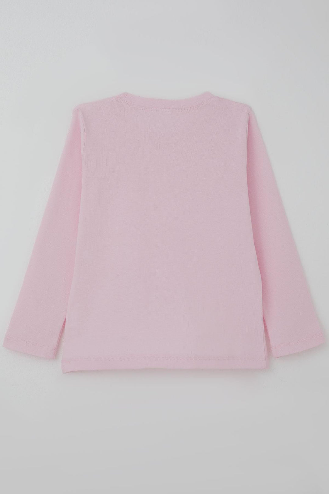 BRE Breeze Kız Çocuk Uzun Kollu Tişört Basic 4-8 Yaş, Pembe - Pueblo