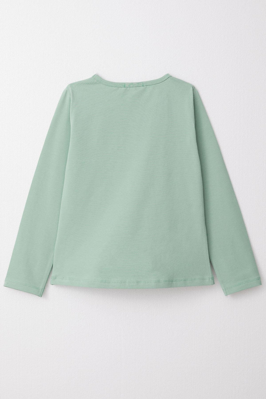 BRE Breeze Girl Child Long Sleeve T-Shirt Basic 82 Years, Mint Green - Evanston