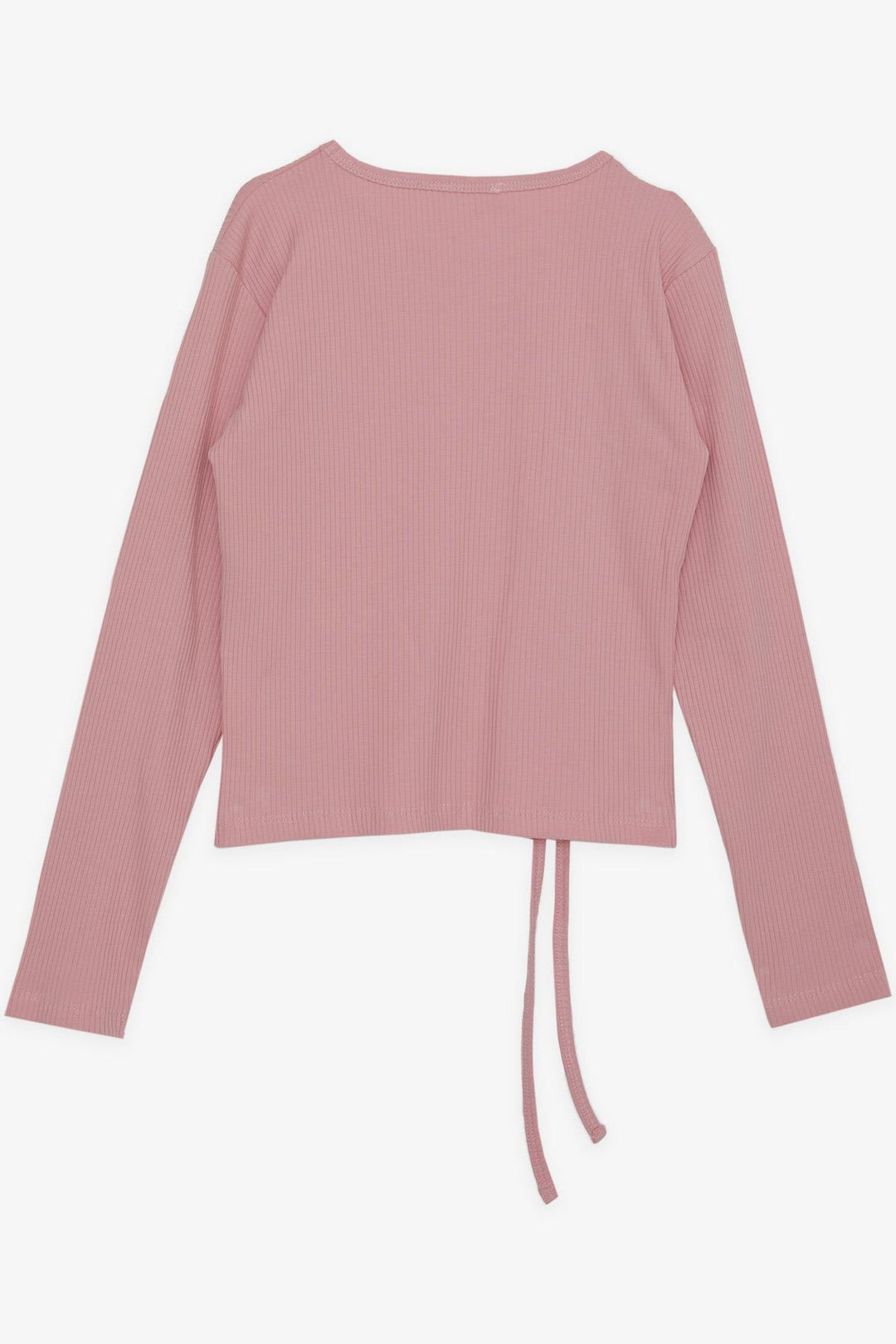 BRE Breeze Girl Child Long Sleeve T-Shirt with Ruffles, 84 Years, Rose Pink - Slavuta