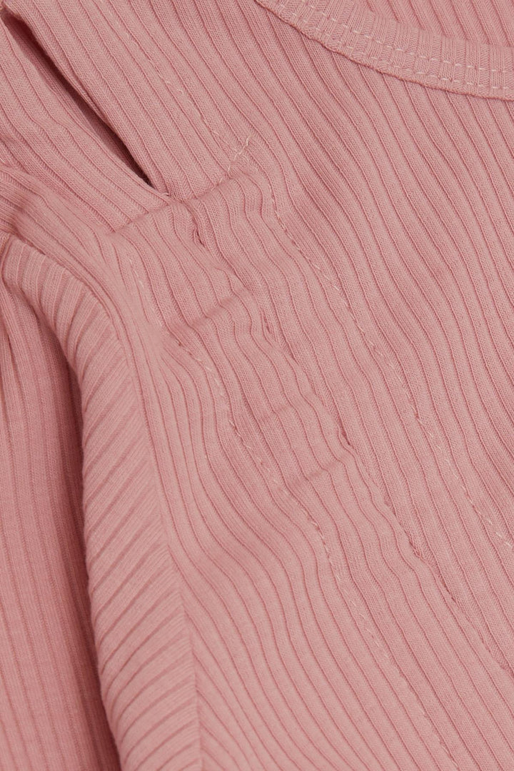BRE Breeze Girl Child Long Sleeve T-Shirt with Ruffles, 84 Years, Rose Pink - Slavuta
