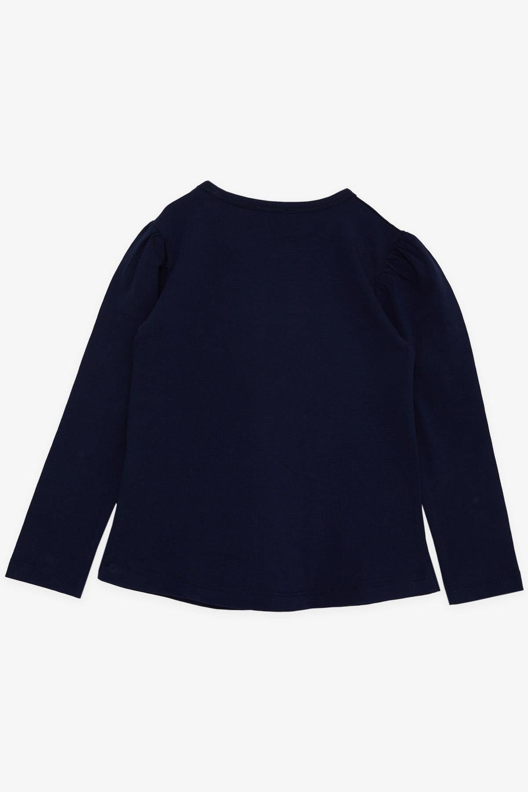 BRE Breeze Girl Child Long Sleeve T-Shirt Flower Printed 1.5-5 Years, Navy Blue - Fort Smith