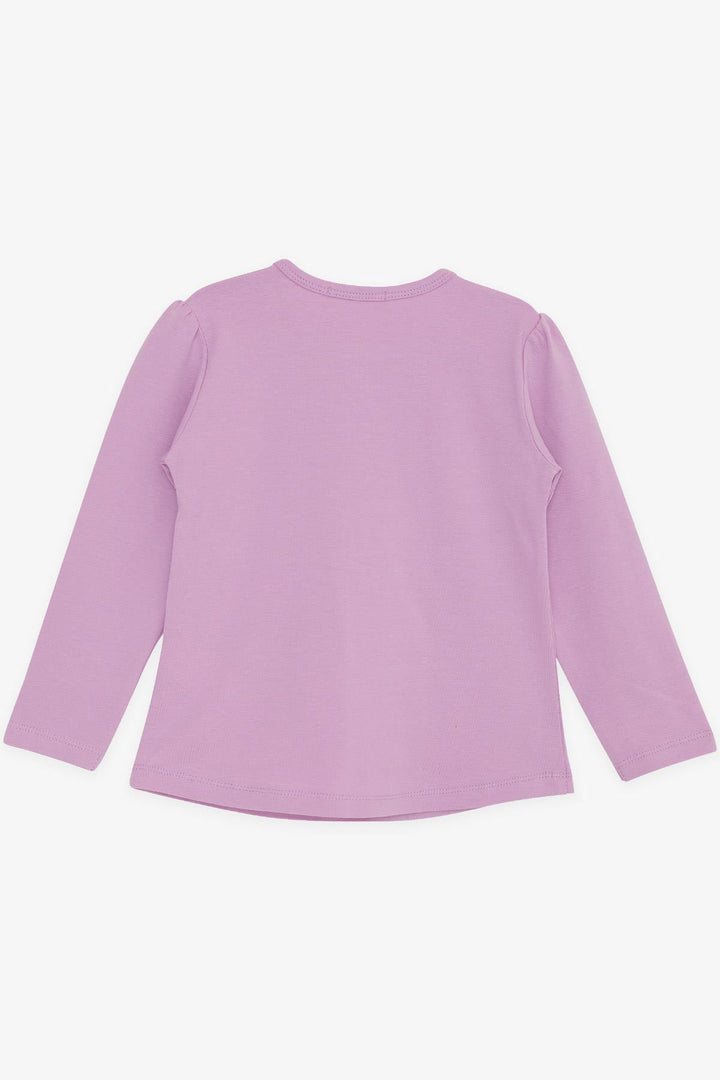 BRE Breeze Girl Child Long Sleeve T-Shirt Floral Girl Printed 1-4 Years, Lilac - Hamilton