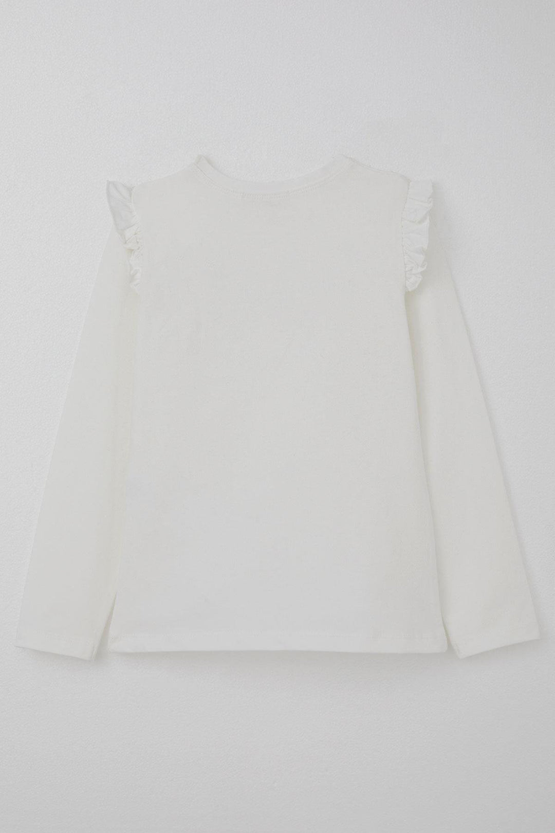 BRE Breeze Girl Child Long Sleeve T-Shirt with Sparkling Stone Detail 40 Years, Ecru - Winston-Salem