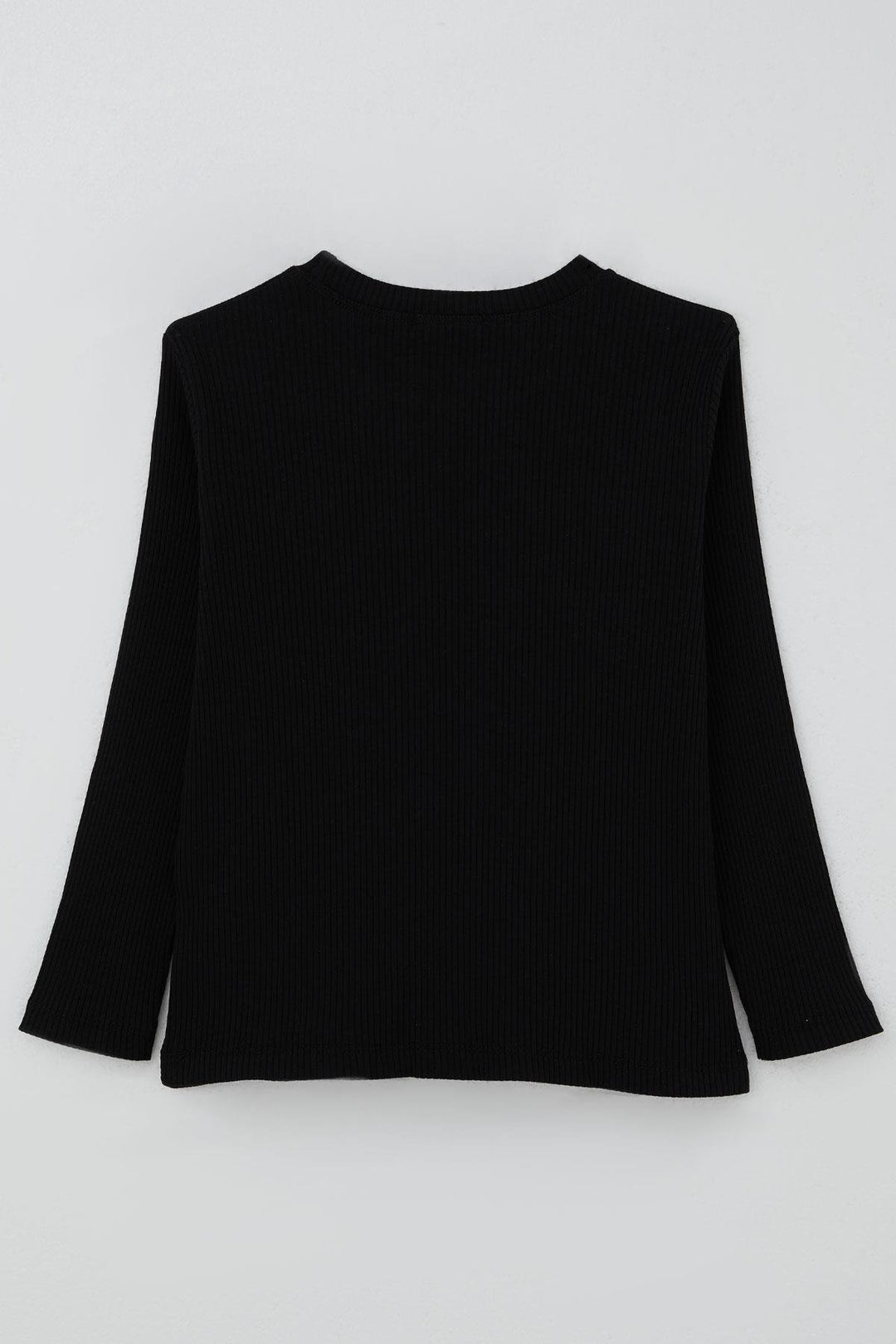 BRE Breeze Girl Child Long Sleeve T-Shirt with Heart Emblem Bow 50 Years, Black - West Covina