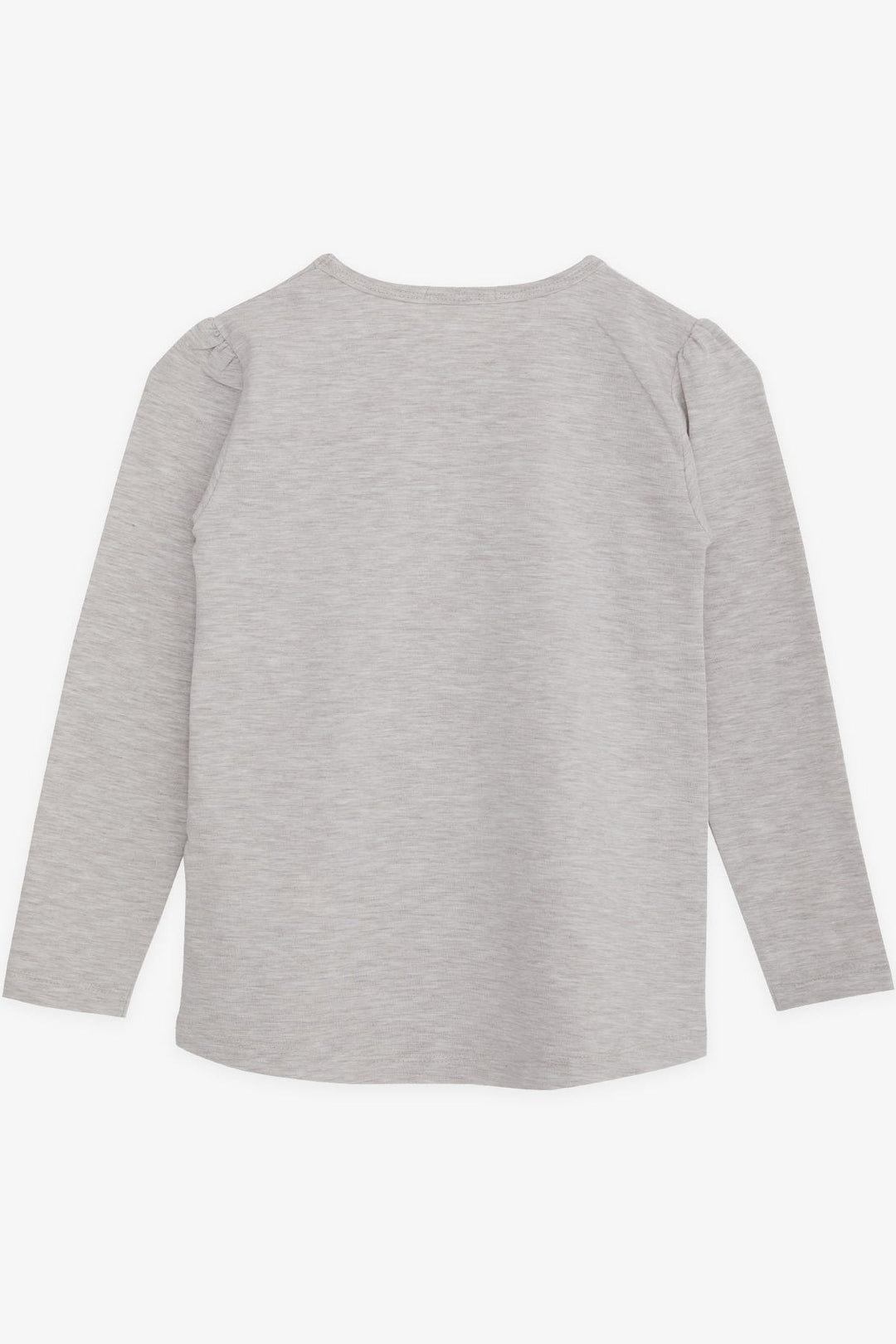 BRE Breeze Girl Child Long Sleeve T-Shirt Girl Bakılı 4-9 Years, Beige Melange - New Westminster