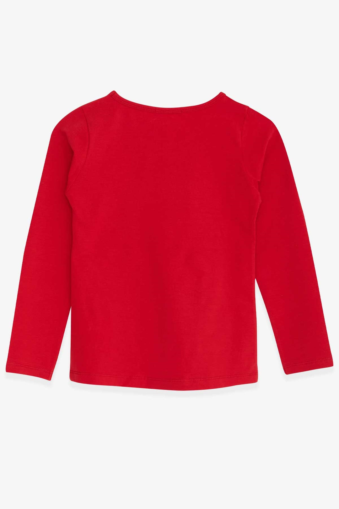 BRE Breeze Girl Child Long Sleeve T-Shirt Sequined Star 44 Years, Red - North Hempstead