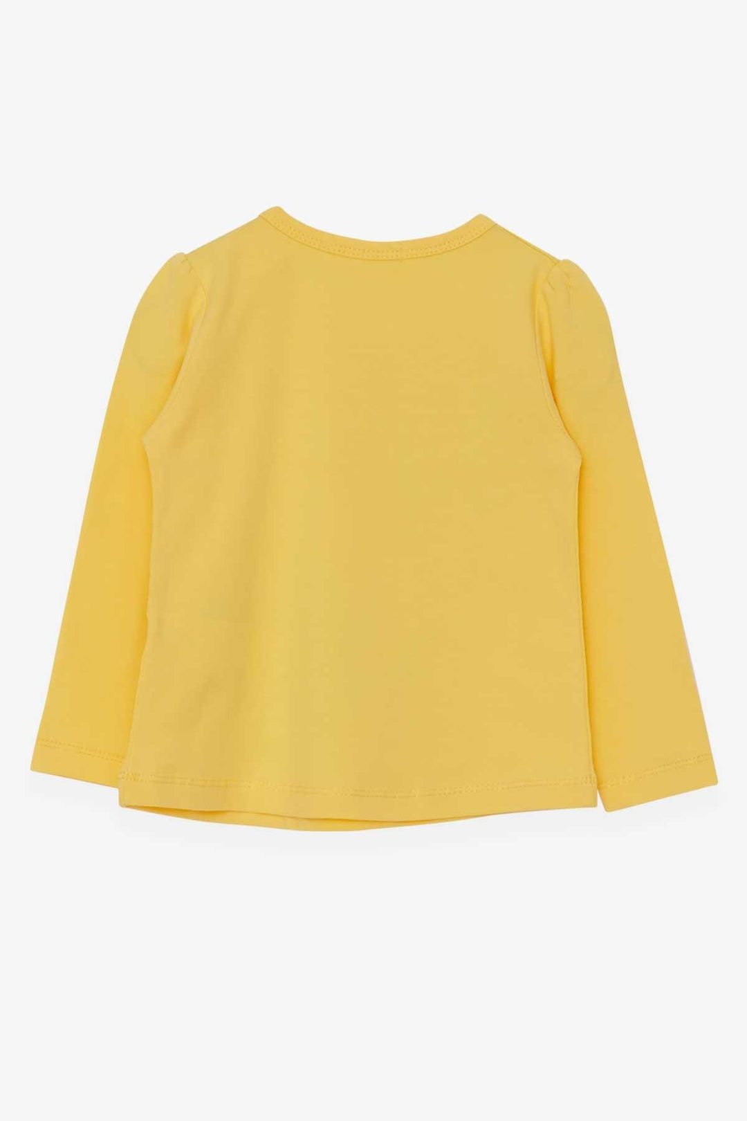 BRE Breeze Girl Child Long Sleeve T-Shirt with Painter Girl Print, 1-4 Years, Yellow - San Pedro Garza García