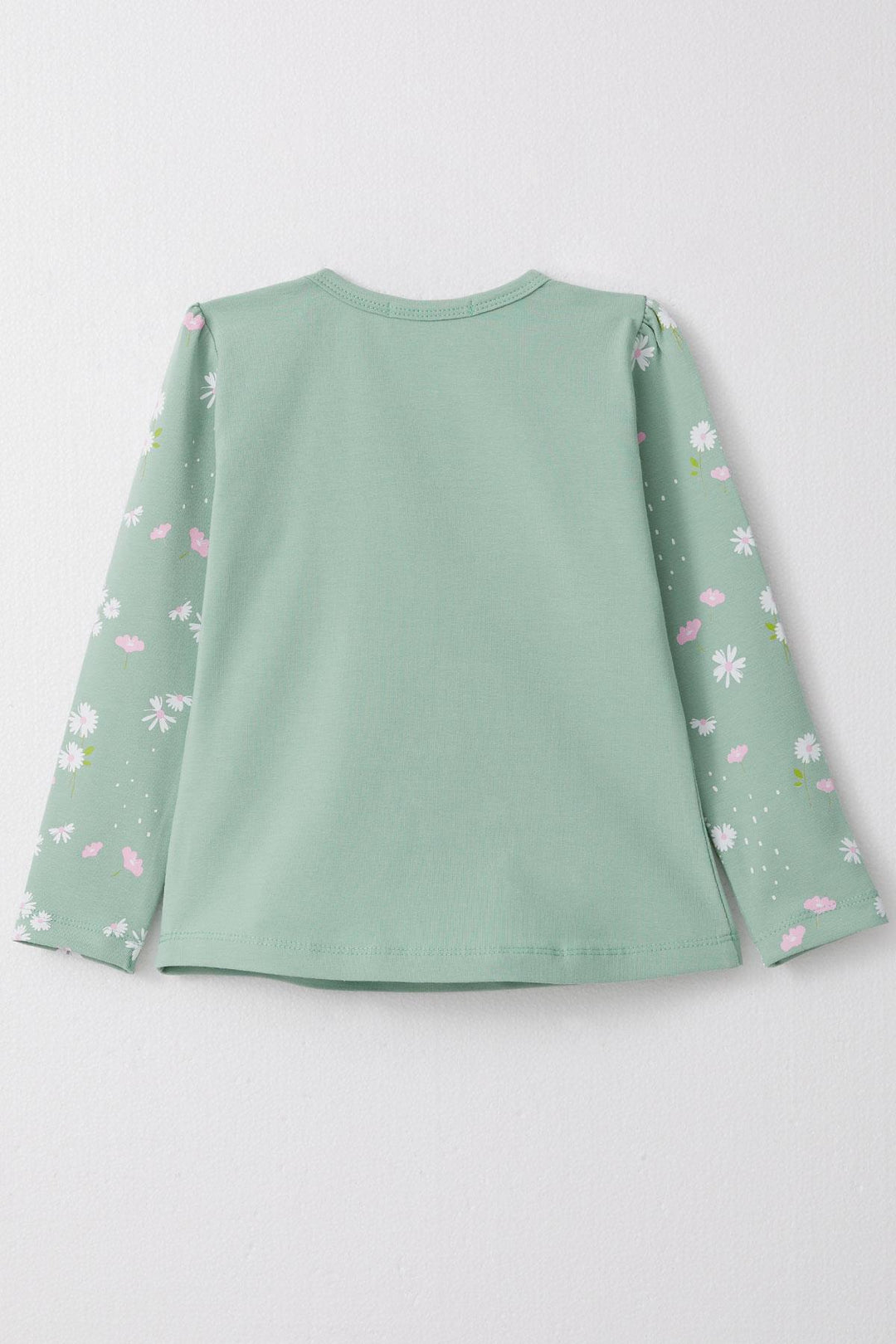 BRE Breeze Girl Child Long Sleeve T-Shirt Slogan Themed Cool Girls Printed 1.5-5 Years, Aqua Green - Auxerre