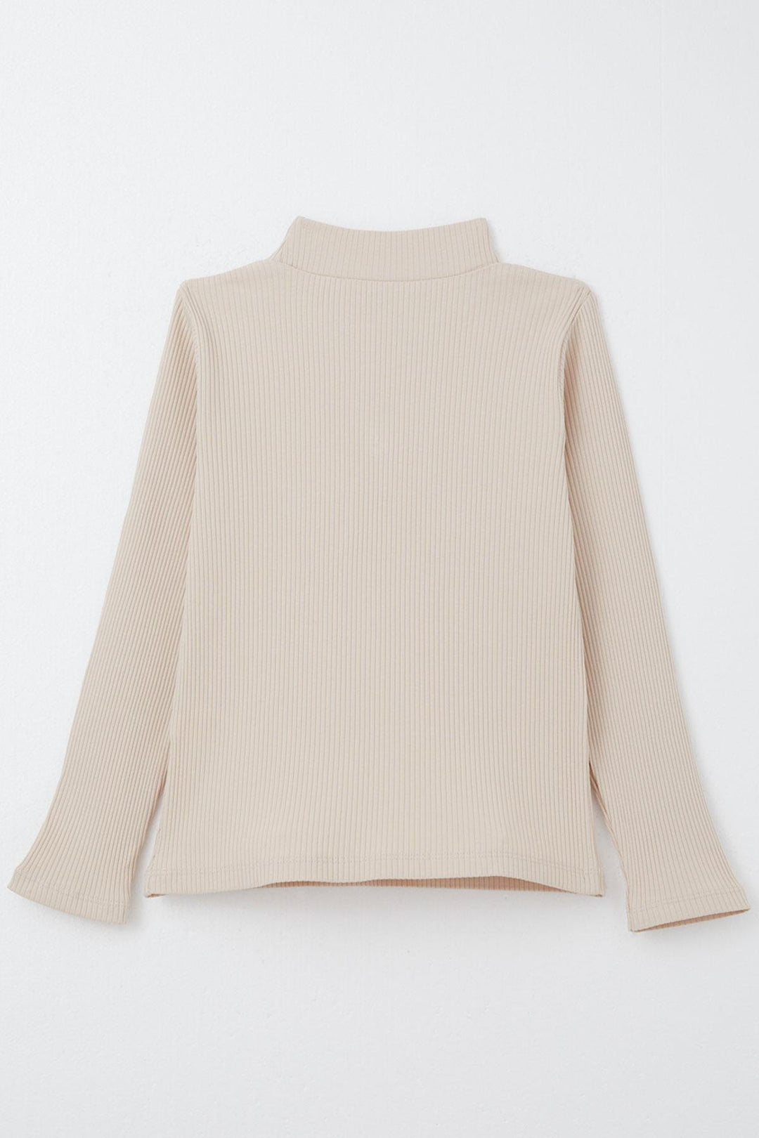 BRE Breeze Girl Child Long Sleeve T-shirt Tulle Bow Embroidered 84 Years, Beige - Villanueva y Geltrú