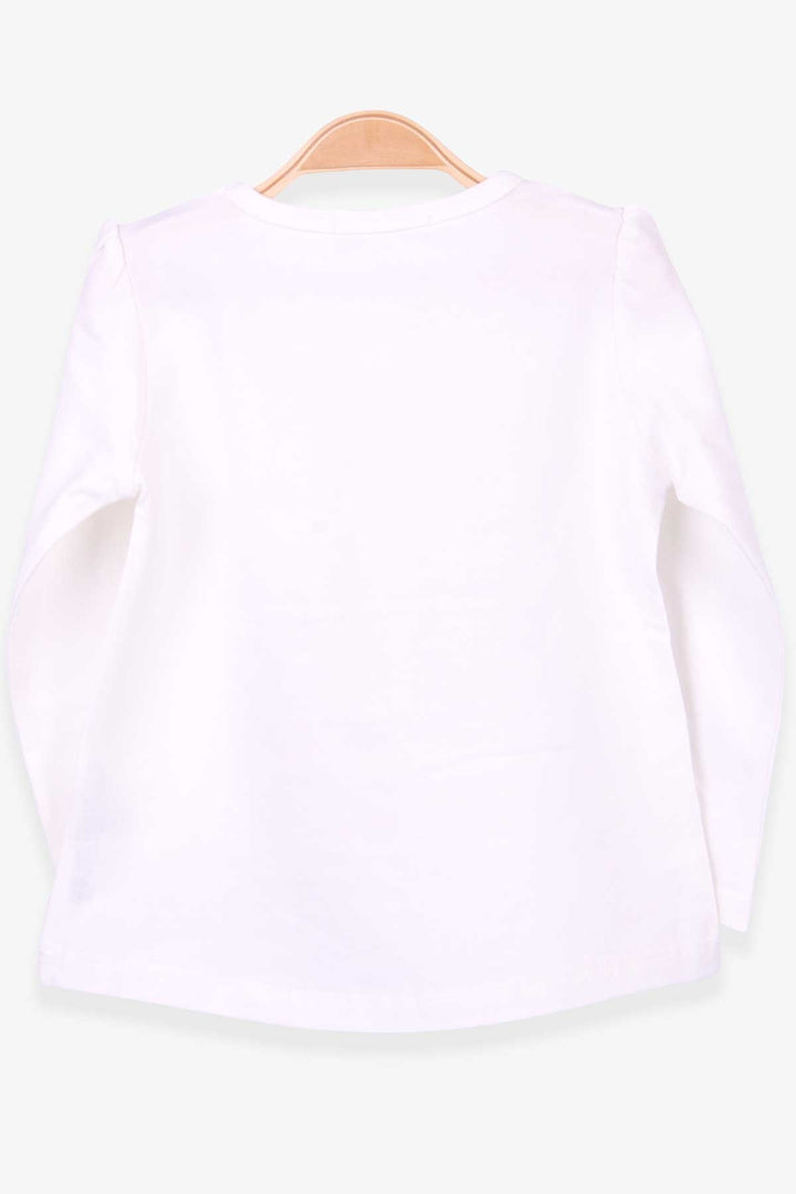 BRE Breeze Girl Child Long Sleeve T-Shirt Unicorn 2-6 Years, Ecru - Valle de Santiago