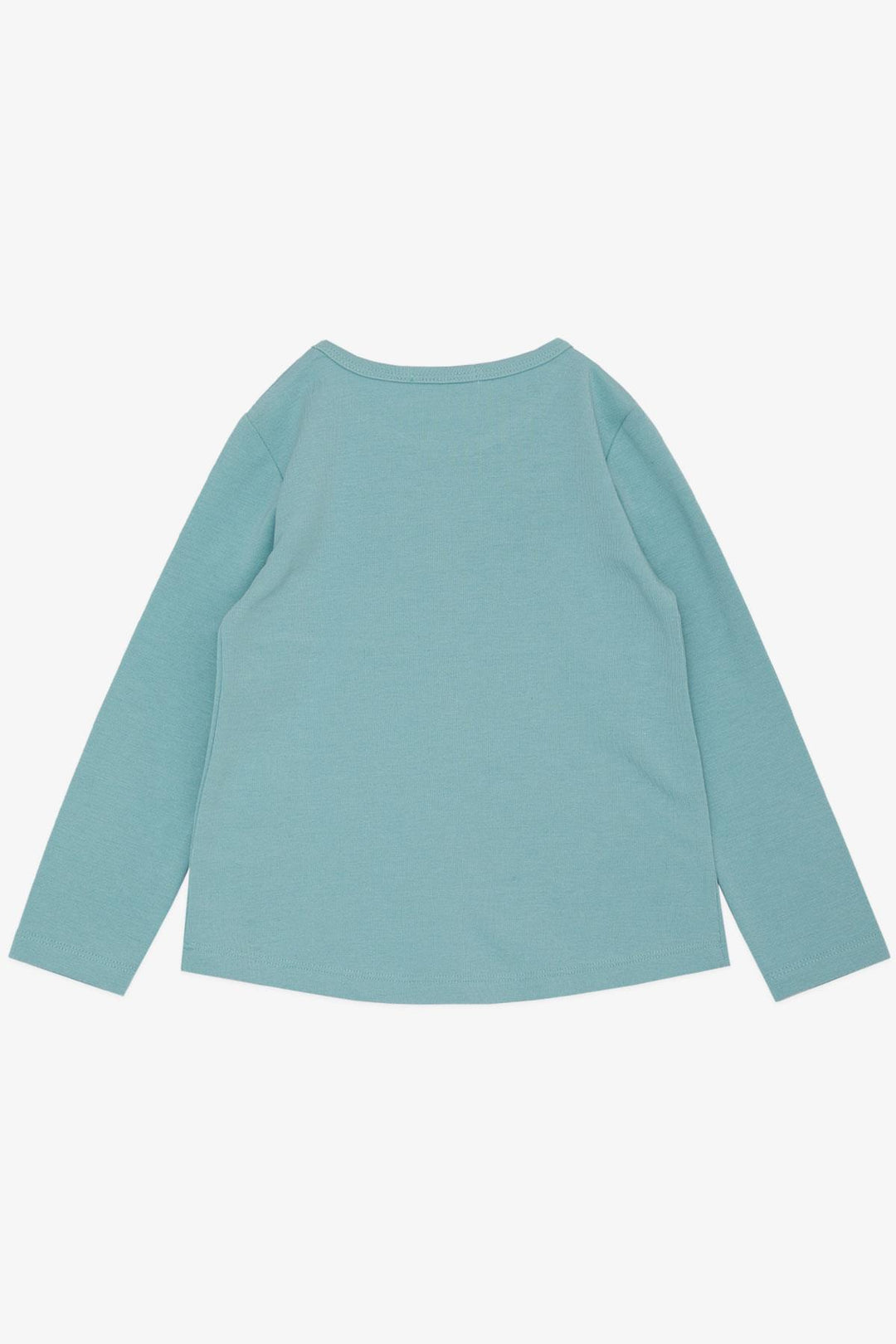 BRE Breeze Girl Child Long Sleeve T-Shirt Summer Heart Printed 3-8 Years, Aqua Green - Marijampolė