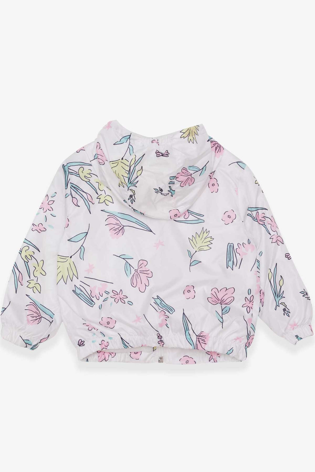 BRE Breeze Girl Child Raincoat Flower Patterned 1-6 Years, White - Ravensburg