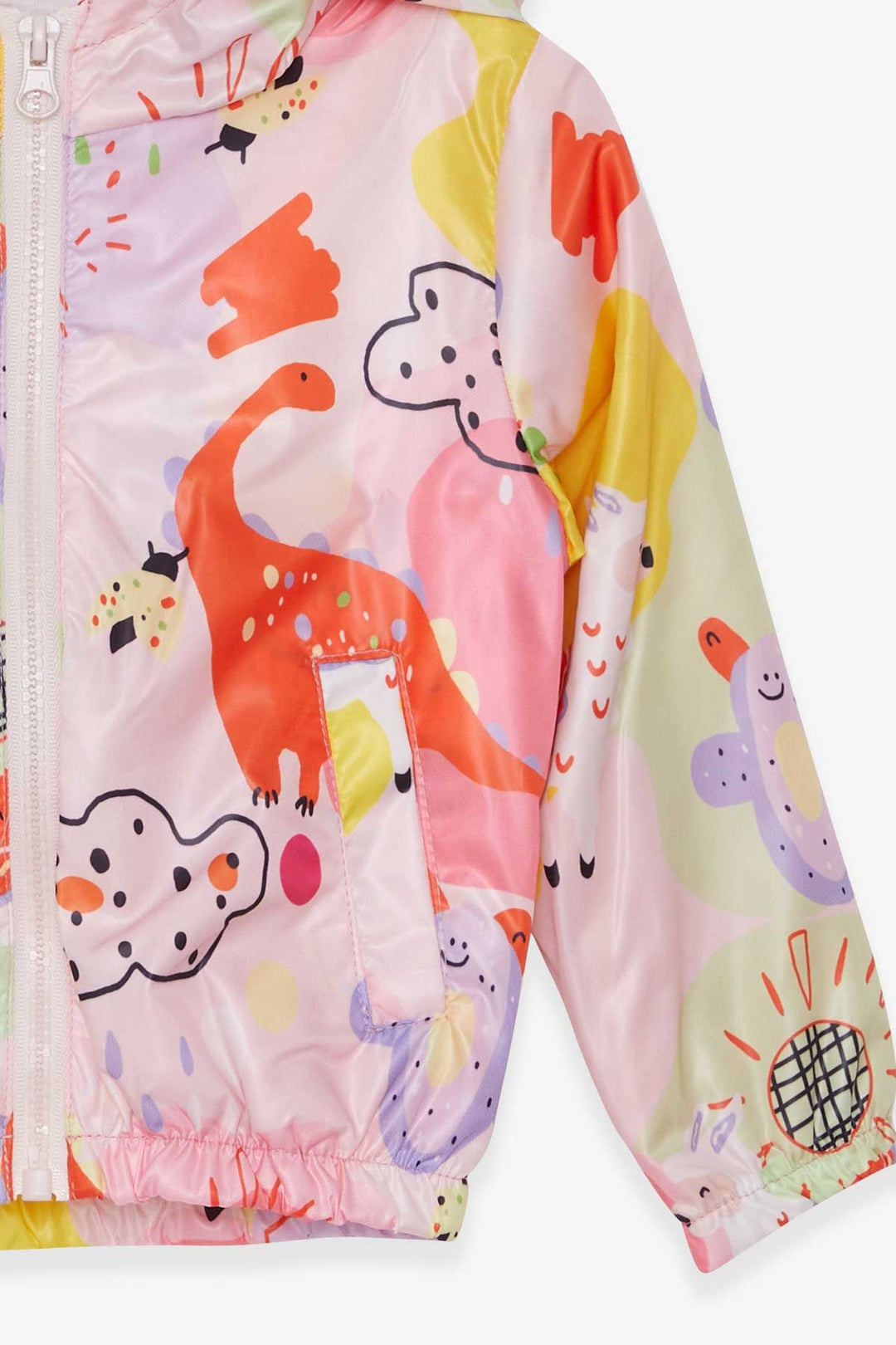 BRE Breeze Girl Child Raincoat Animal Patterned 1-6 Years, Mixed Color - Atenco