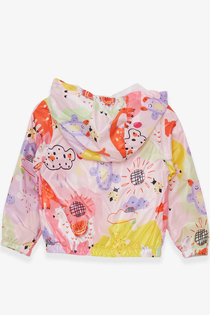 BRE Breeze Girl Child Raincoat Animal Patterned 1-6 Years, Mixed Color - Atenco