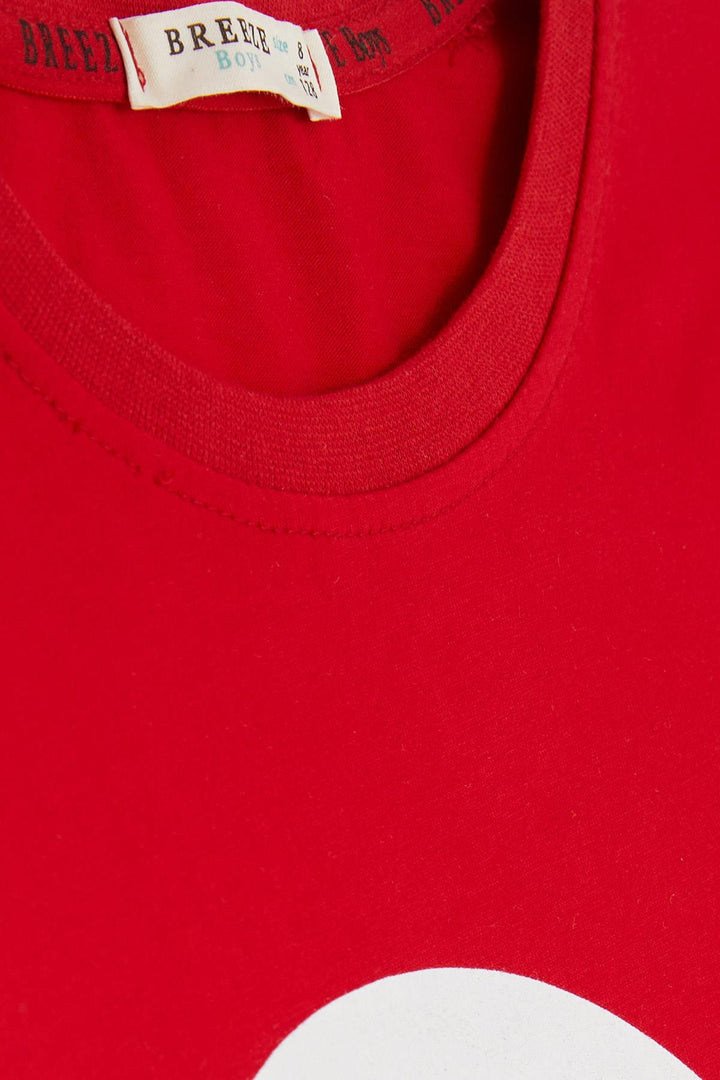 BRE Breeze Boys' Turkish Flag Bodysuit 84 Years, Red - Jackson