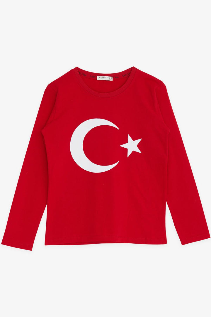 BRE Breeze Boys' Turkish Flag Bodysuit 84 Years, Red - Jackson