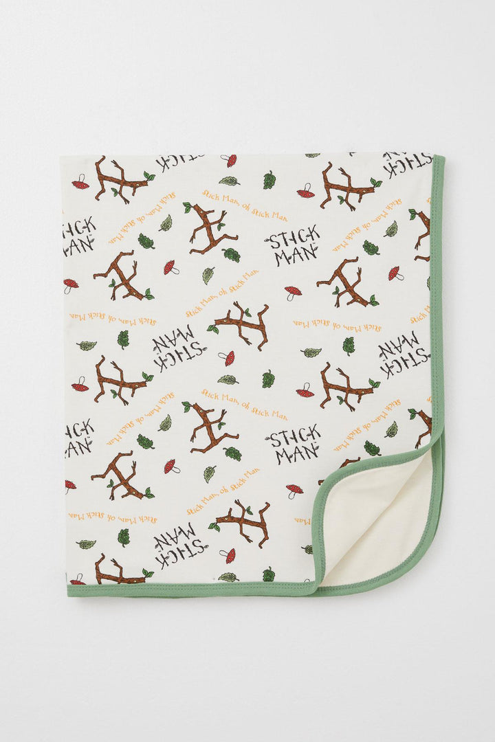 BRE Breeze Newborn Baby Blanket Tree Man Patterned Standard, Ecru - Lárisa