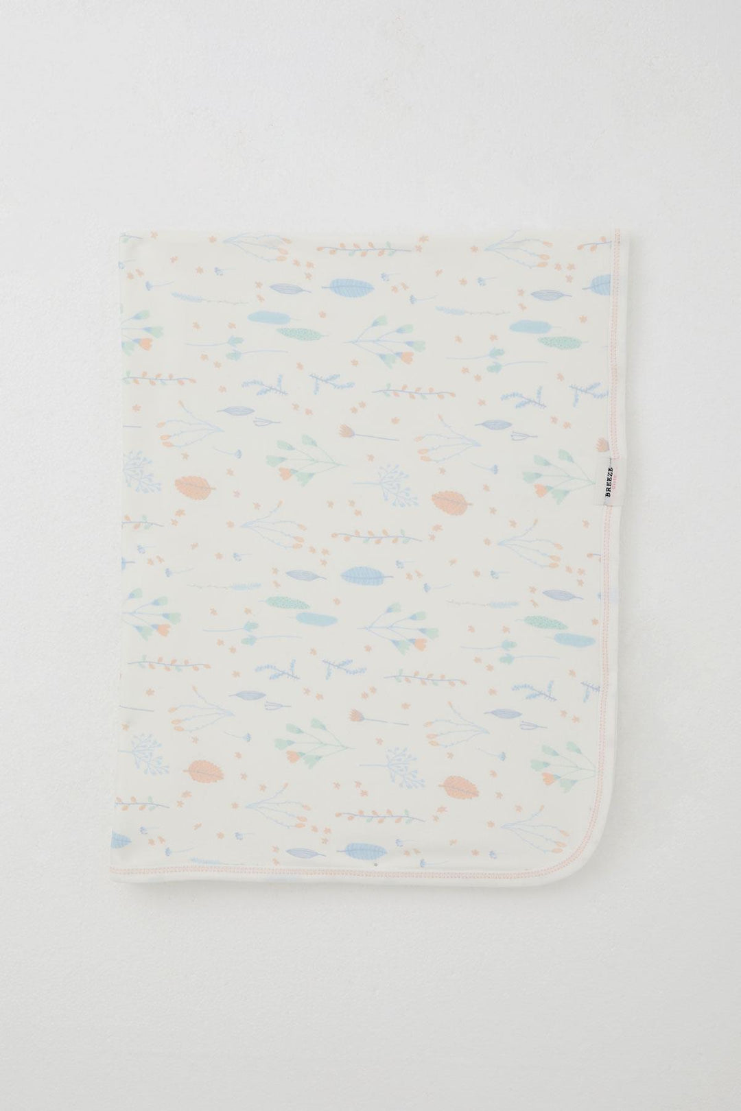 BRE Breeze Newborn Baby Blanket Spring Themed Flower Patterned Standard, Ecru - Rochester Hills