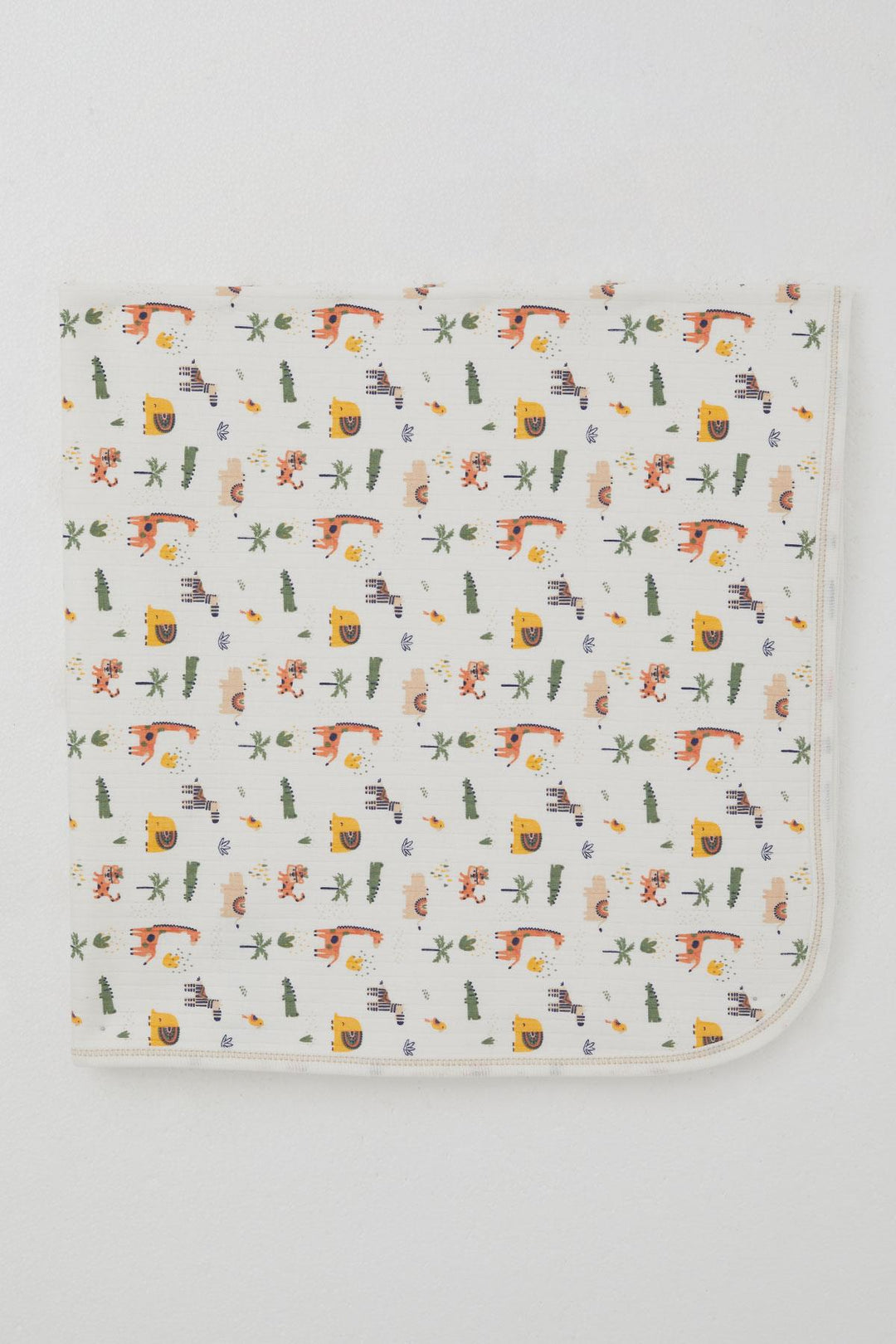 BRE Breeze Newborn Baby Blanket Baby Zoo Standard, Ecru - Châlons-en-Champagne