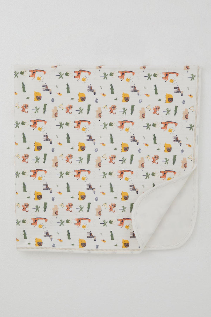 BRE Breeze Newborn Baby Blanket Baby Zoo Standard, Ecru - Châlons-en-Champagne