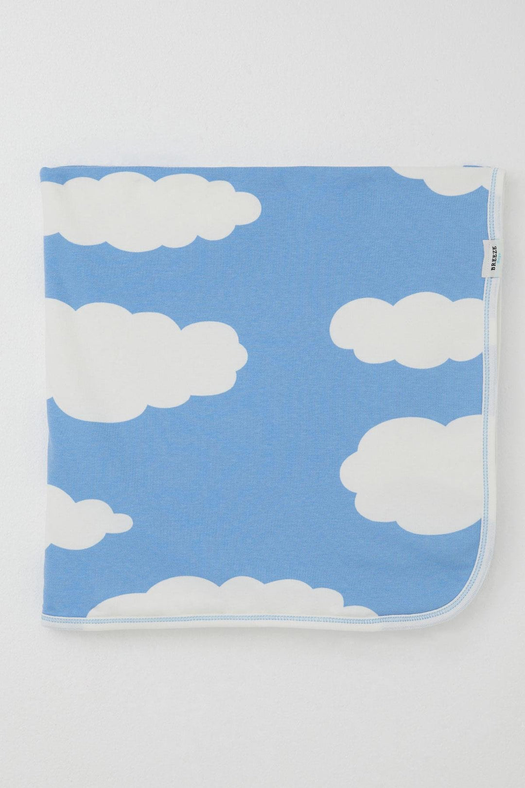 BRE Breeze Newborn Baby Blanket Cloud Patterned Standard, Blue - Fastiv