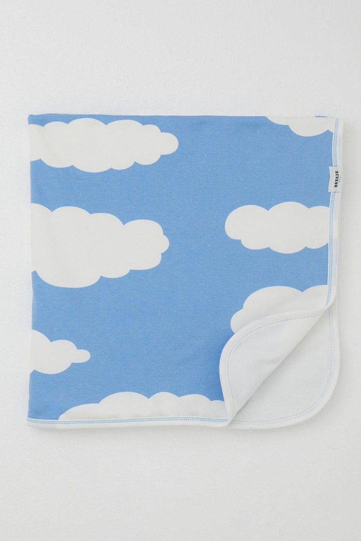 BRE Breeze Newborn Baby Blanket Cloud Patterned Standard, Blue - Fastiv