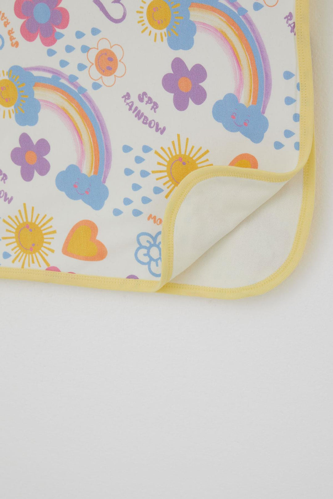 BRE Breeze Newborn Baby Blanket with Flower Pattern & Sunny Standard, Ecru - Saint-Raphaël