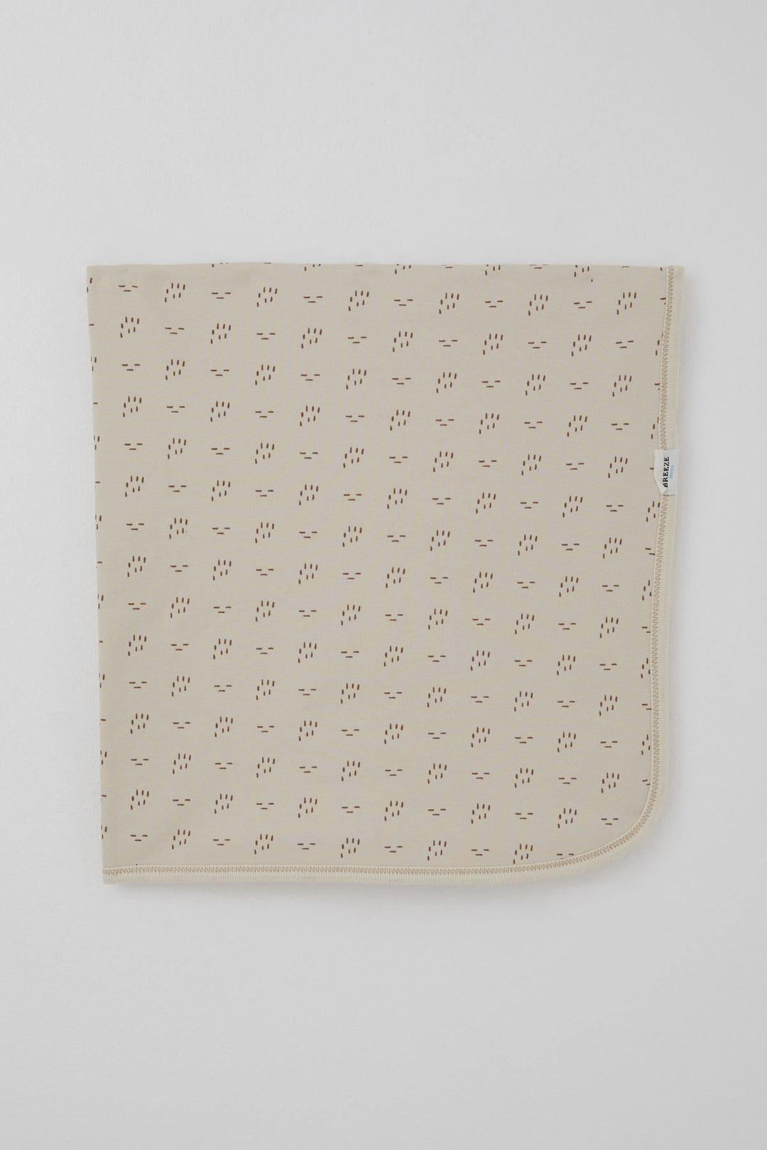 BRE Breeze Newborn Baby Blanket Patterned Standard, Beige - Tampico